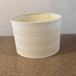 Classic Cream Drum Lamp Shade - Neutral Home Accent